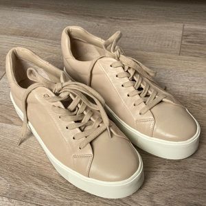 Womens Vince sneaker! Women size 7.5. Worn once!! Great condition and very soft